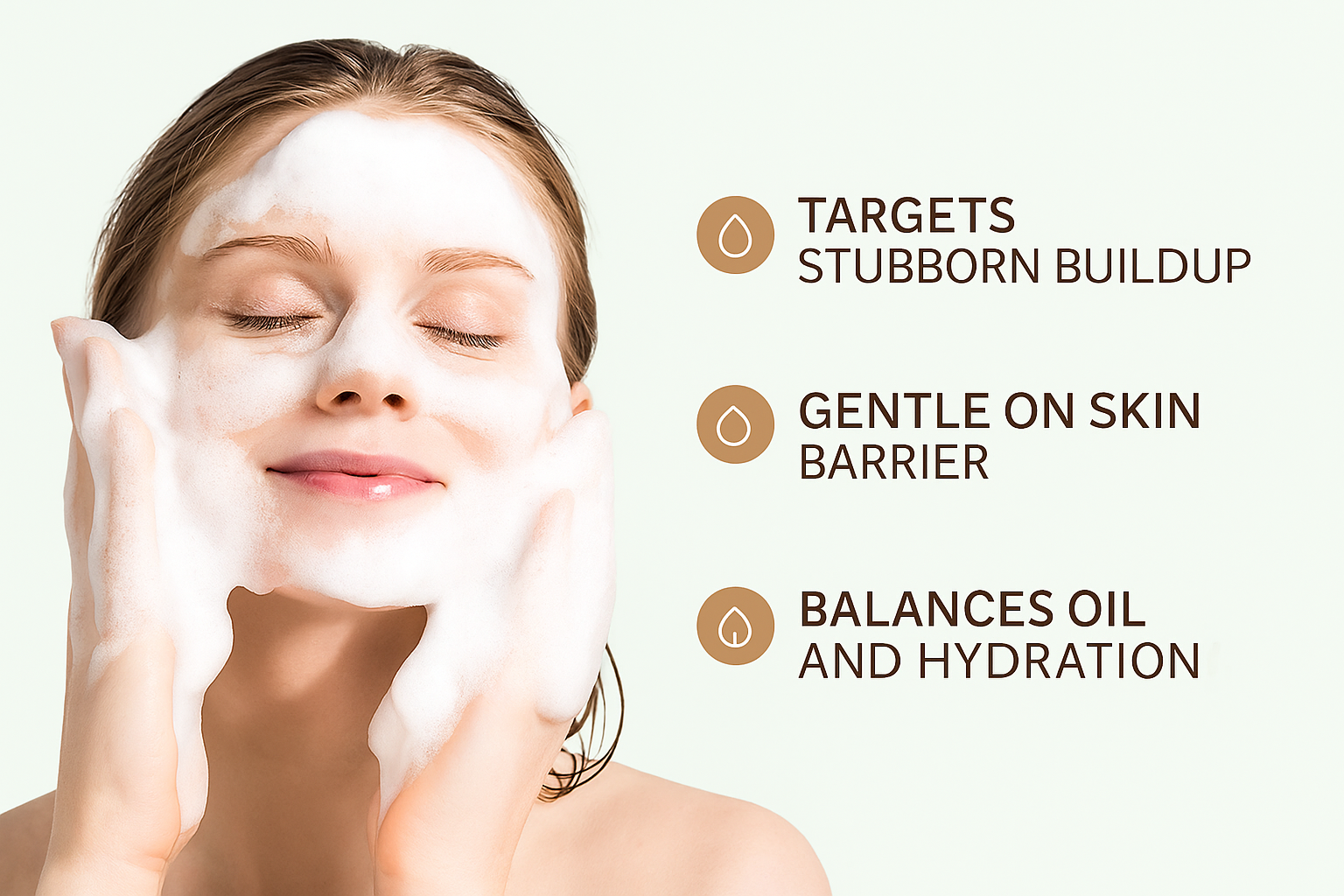 2% BHA Microcrystal Cleansing Facial Gel Scrub – Gentle Exfoliation for Sensitive, Oily, and Acne-Prone Skin - 4.23oz V-Line Beauty