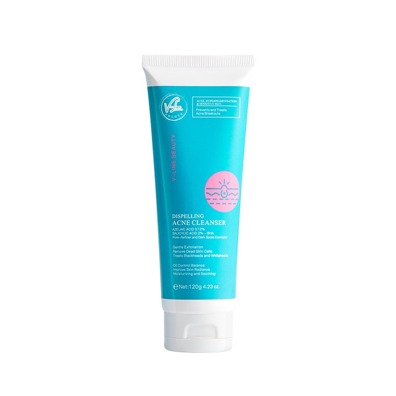 Azelaic Acid Dispelling Foaming Face Wash for Oily Skin - 4.23oz V-Line Beauty